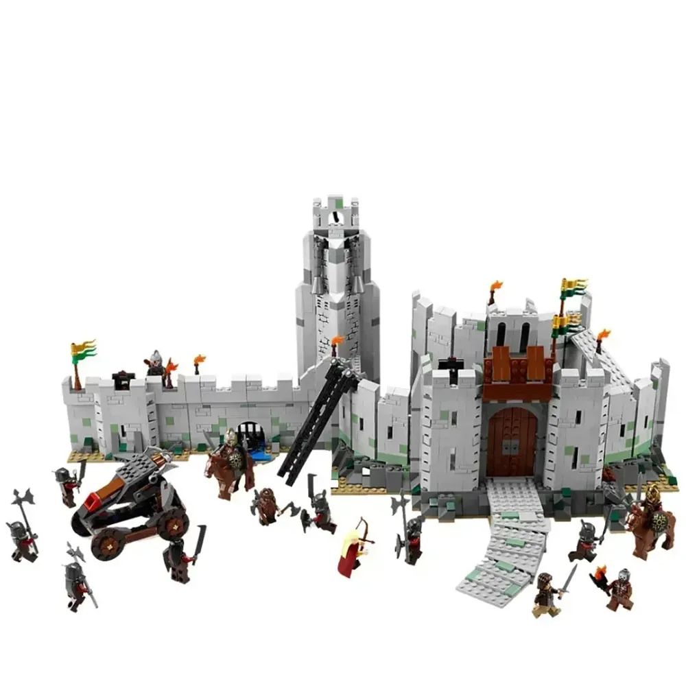 MOC Battle Of Helms Deep Fantasy Building Blocks Action Figure Model Set 1
