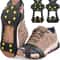 Anti Slip Ice Cleats Snow Traction Crampons With Steel Studs For Walking And Hiking 3