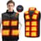 USB Heated Vest Rechargeable Smart Fleece Thermal Vest For Men And Women 2