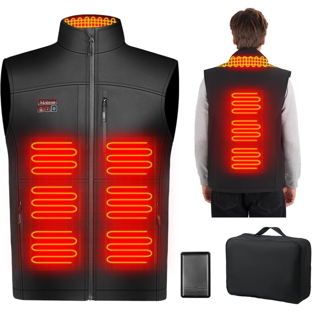 USB Heated Vest Rechargeable Smart Fleece Thermal Vest For Men And Women 3