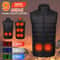 USB Heated Vest Rechargeable Smart Fleece Thermal Vest For Men And Women 7