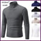 Men High Neck Knitted Turtleneck Sweater Warm Casual Winter Pullover 5