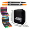 Dual Tip Brush Markers Set for Coloring and Lettering 72 120 or 168 Colors