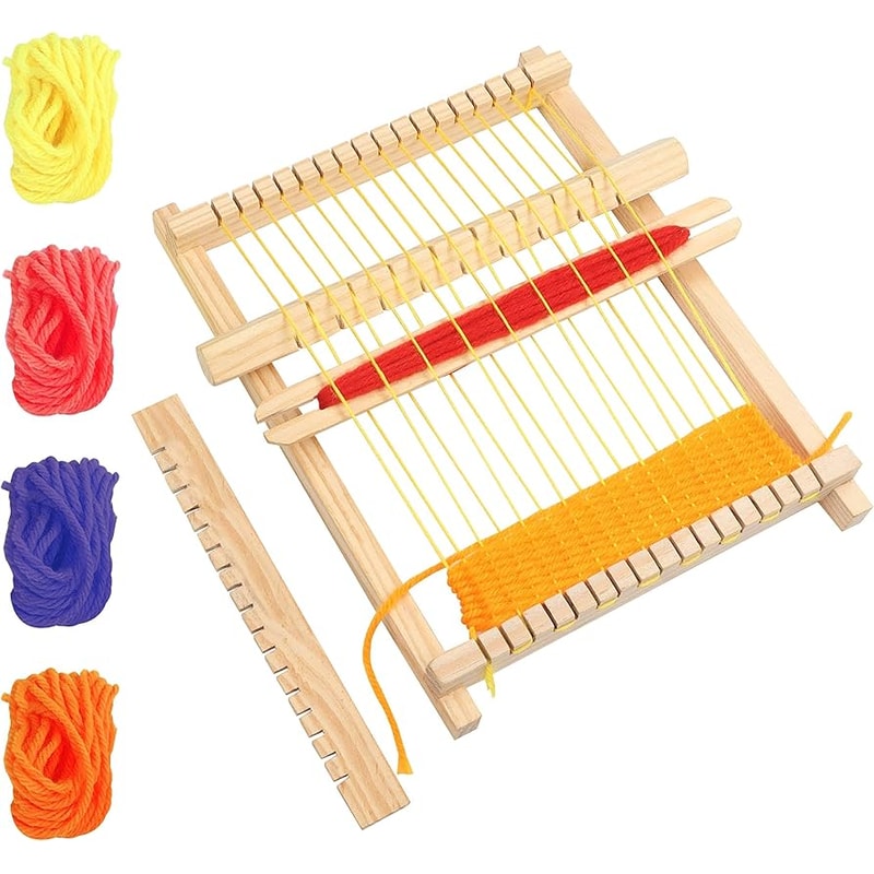 Wooden Weaving Loom Frame For Beginners And Kids 3