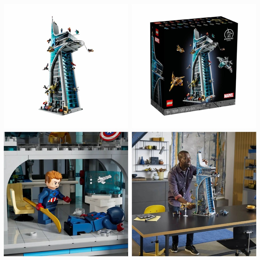 Marvel Classic Tower Building Blocks Architecture Set 5201 Pieces 2