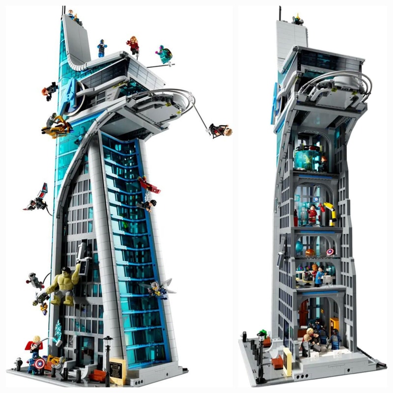 Marvel Classic Tower Building Blocks Architecture Set 5201 Pieces 3