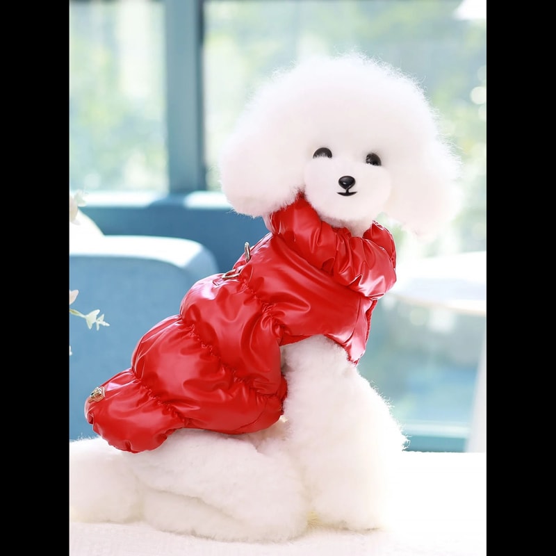 Warm Dog Winter Jacket With 3 Layer Insulation For Small To Medium Dogs 6