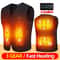 USB Heated Vest Rechargeable Smart Fleece Thermal Vest For Men And Women 6