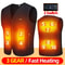 USB Heated Vest Rechargeable Smart Fleece Thermal Vest For Men And Women 6