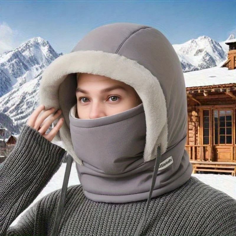 Winter Cycling Hat With Ear Protection Thermal Warm Cap For Men And Women 4