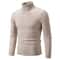 Men High Neck Knitted Turtleneck Sweater Warm Casual Winter Pullover 10