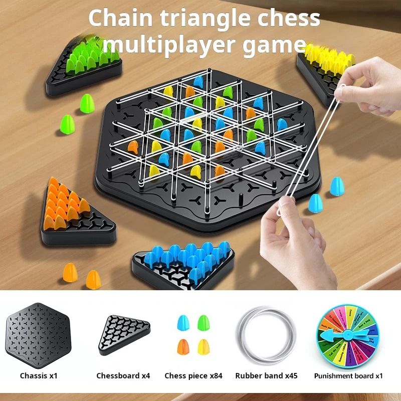 Triggle Triangle Strategy Board Game For Family Play 0
