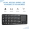 Rii K06 Mini Bluetooth Backlit Wireless Keyboard With Touchpad 3