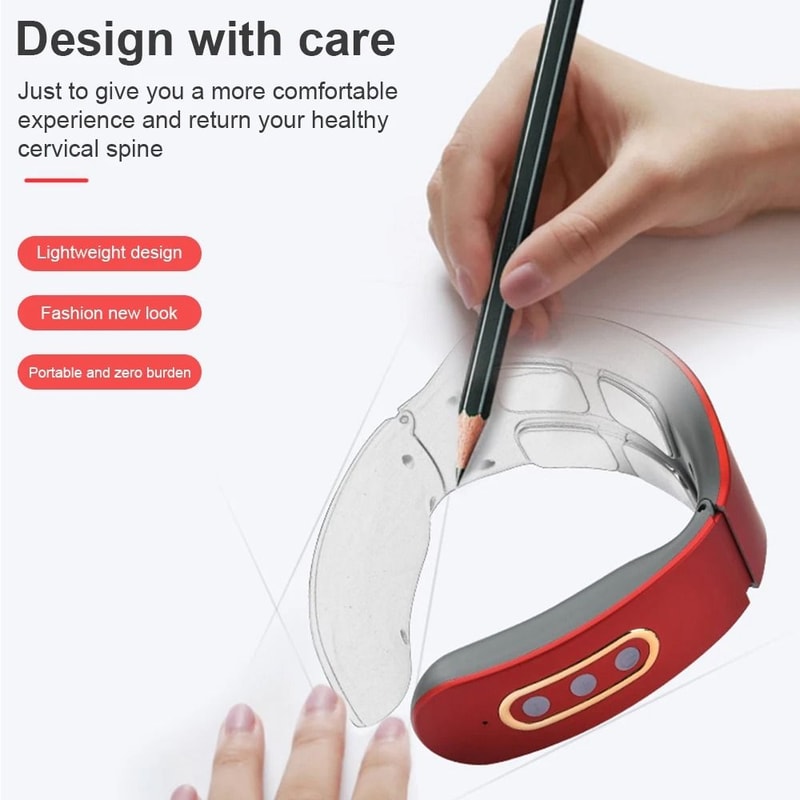 Electric Neck And Shoulder Pulse Massager With Heat Therapy 8