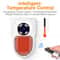 500W Plug In Portable Electric Space Heater With Remote Control 4