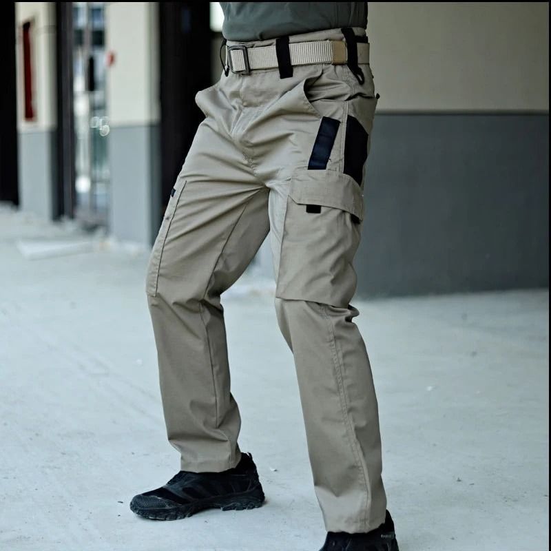 Men Tactical Cargo Work Pants Waterproof Outdoor Hiking Trousers 9