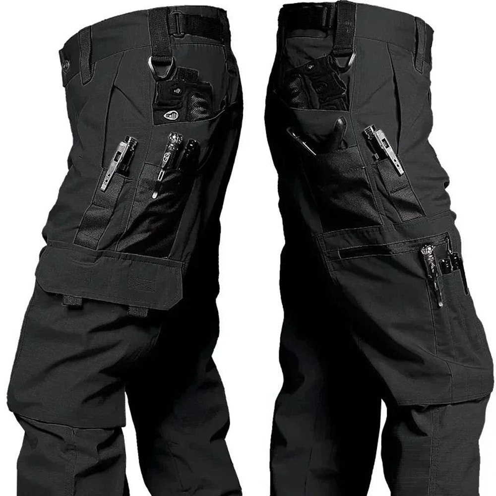 Men Tactical Cargo Work Pants Waterproof Outdoor Hiking Trousers 6