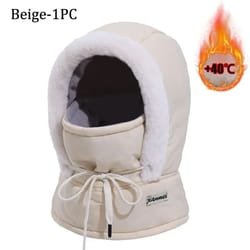 winter thermal balaclava face mask windproof neck warmer