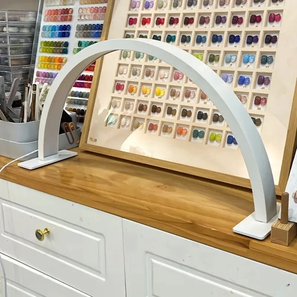 Moon Arc LED Nail Desk Lamp With Adjustable Brightness 7