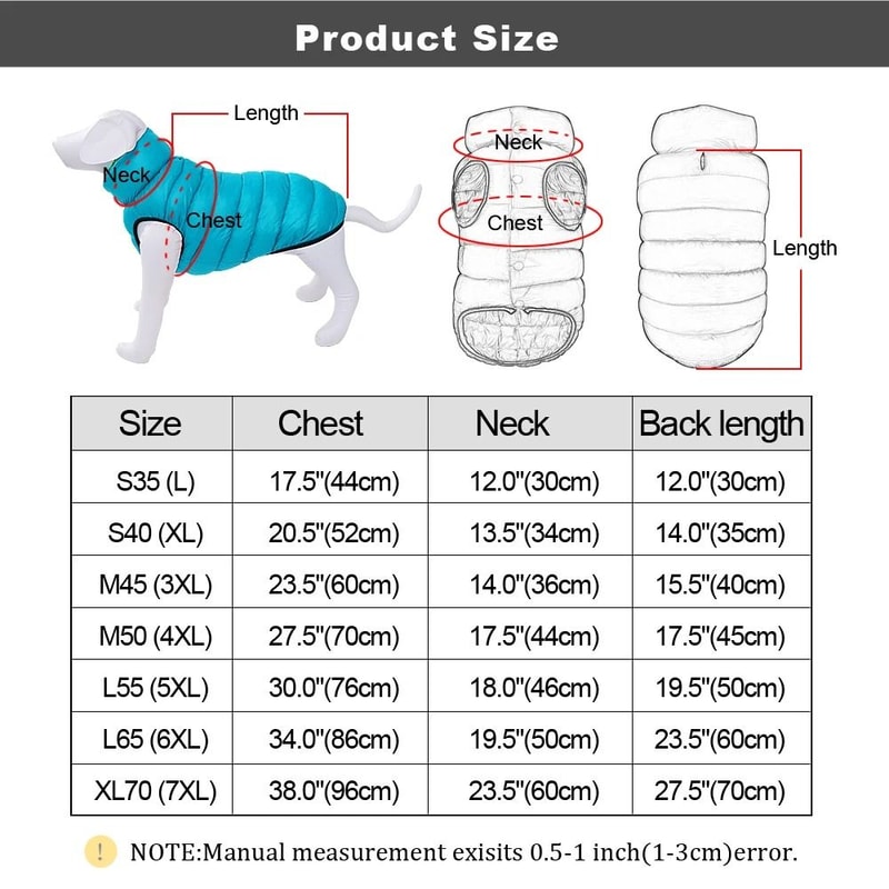 WinterShield Reversible Waterproof Dog Jacket With Thermal Layers 6
