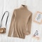 Soft CashmereBlend Turtleneck Sweater For Women Classic Winter Pullover 2