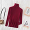 Soft CashmereBlend Turtleneck Sweater For Women Classic Winter Pullover 14