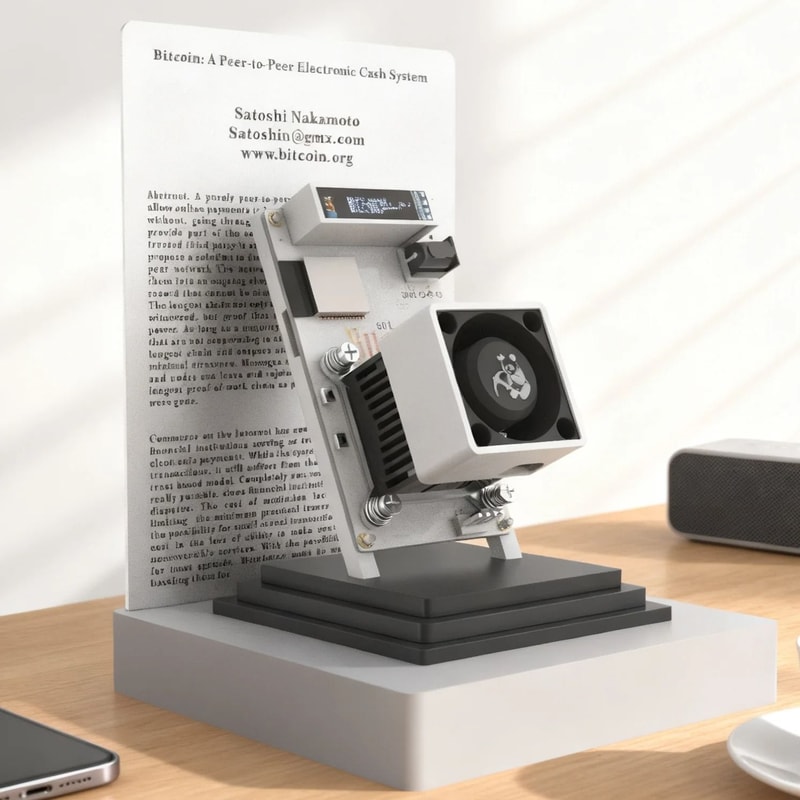 Bitaxe Gamma Open Source Bitcoin Miner With Power Supply 4