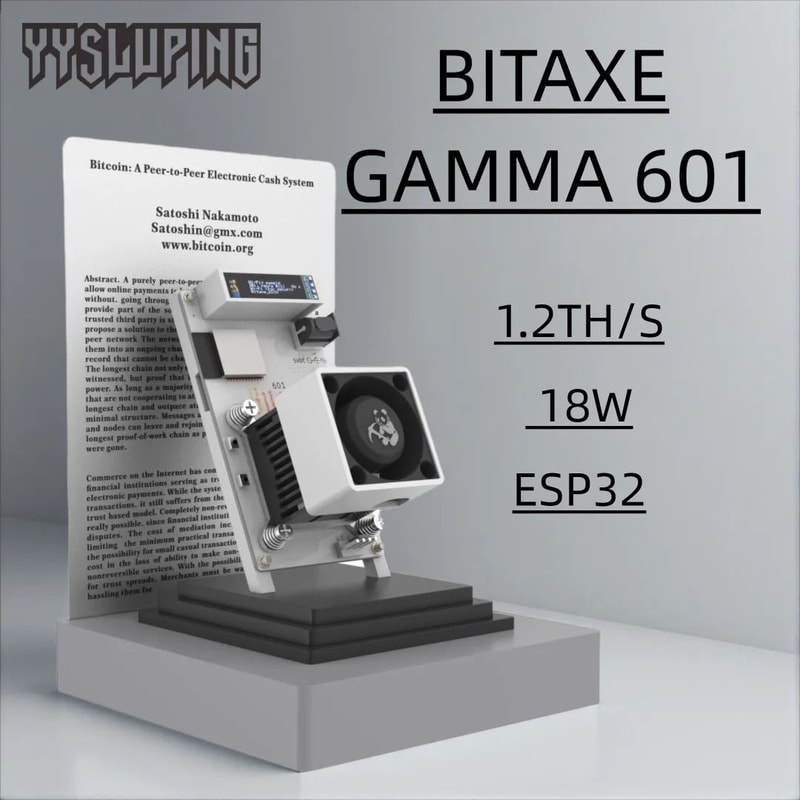 Bitaxe Gamma Open Source Bitcoin Miner With Power Supply 0