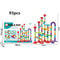 Kids Marble Run Building Blocks Race Track Set 21