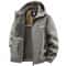 Mens Outdoor Hooded Winter Jacket Windproof Warm Travel Coat 3