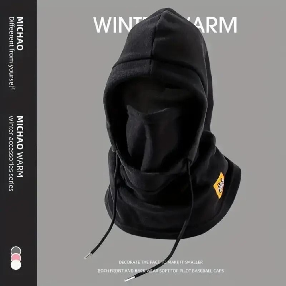 Unisex Winter Balaclava Knit Hood Windproof Face Mask For Cold Weather Riding 0