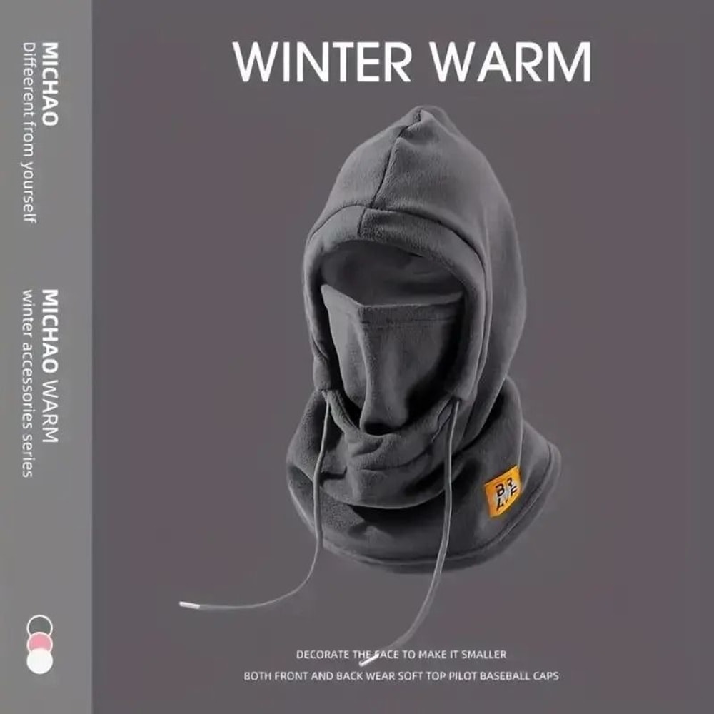 Unisex Winter Balaclava Knit Hood Windproof Face Mask For Cold Weather Riding 1