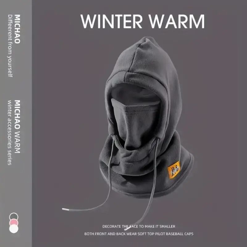 Unisex Winter Balaclava Knit Hood Windproof Face Mask For Cold Weather Riding 1