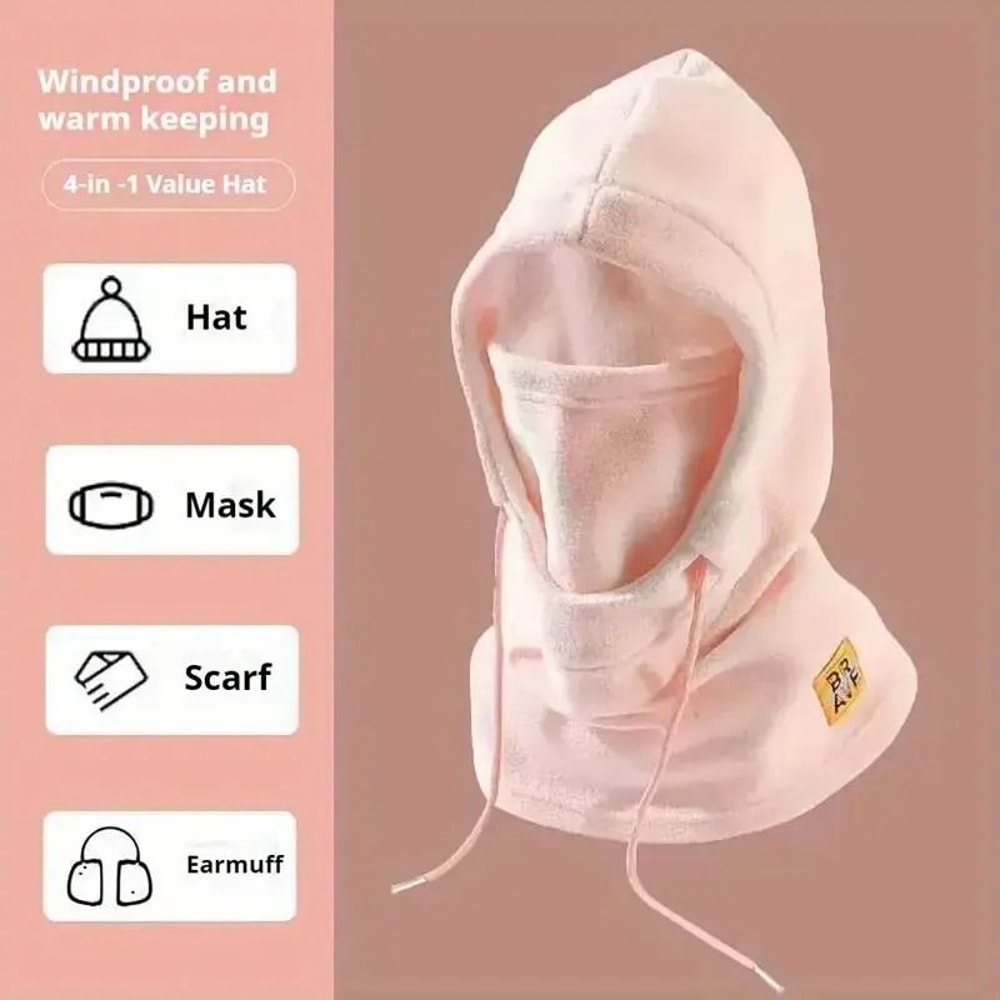 Unisex Winter Balaclava Knit Hood Windproof Face Mask For Cold Weather Riding 2