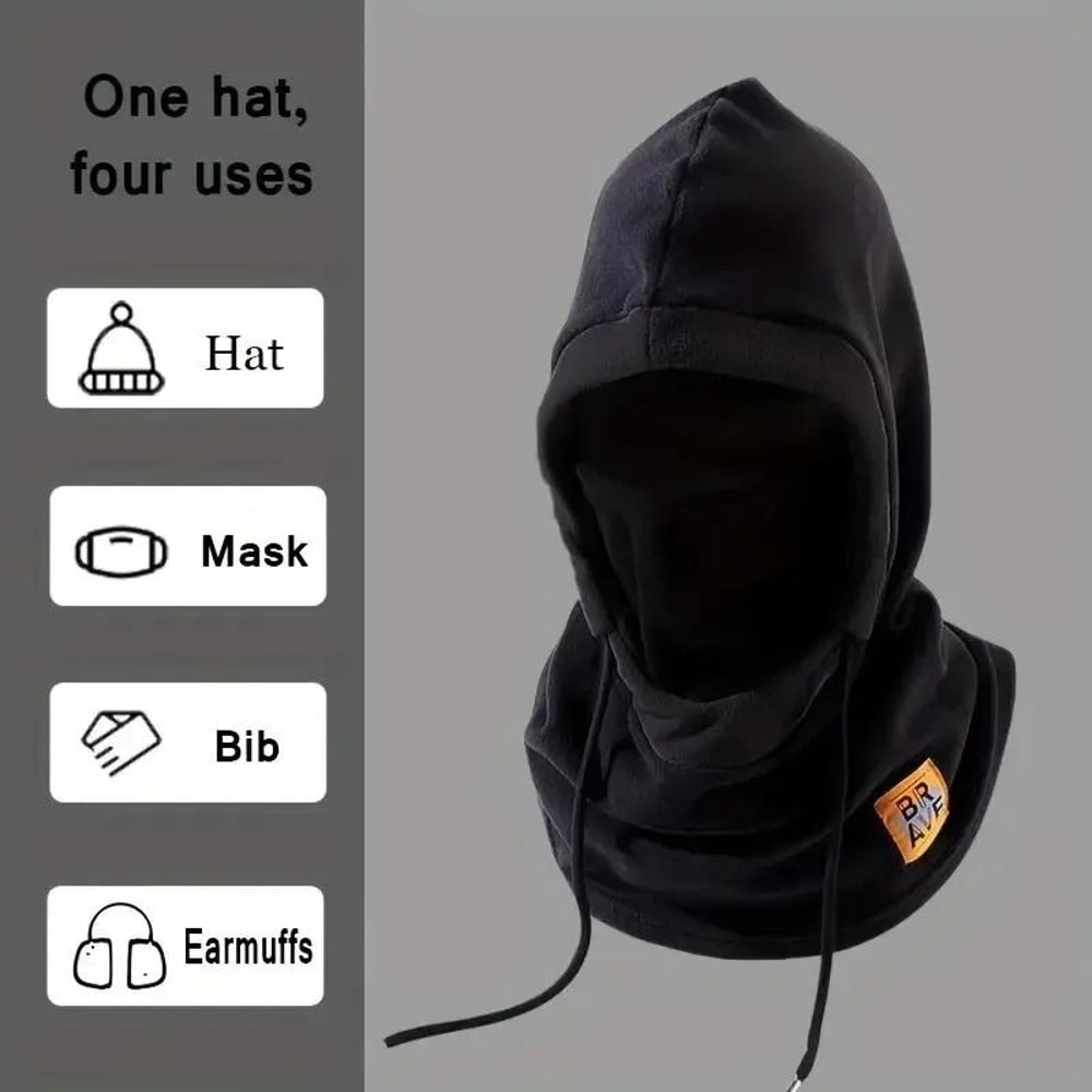 Unisex Winter Balaclava Knit Hood Windproof Face Mask For Cold Weather Riding 6
