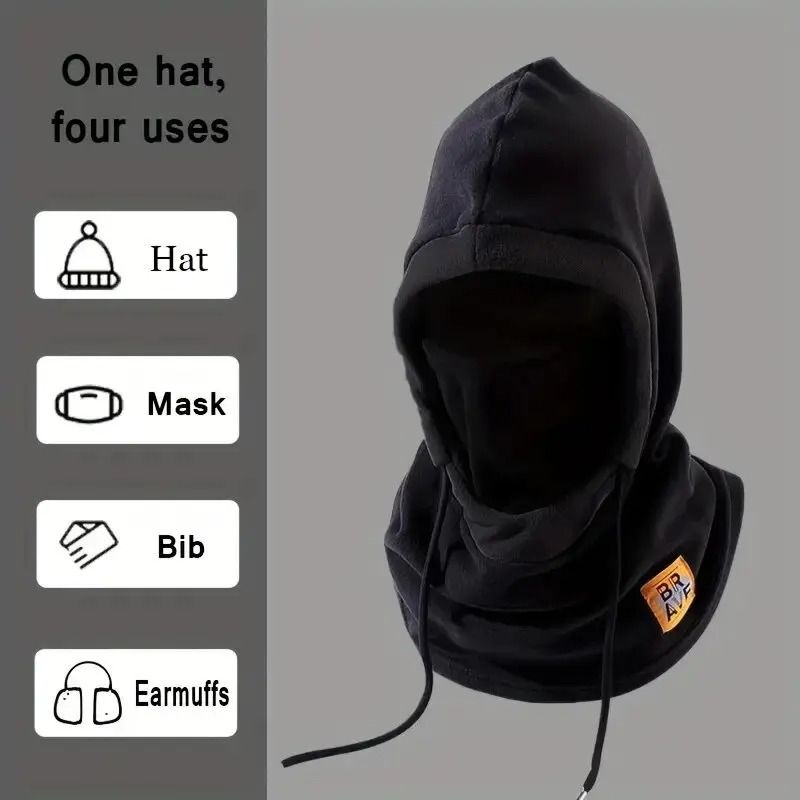 Unisex Winter Balaclava Knit Hood Windproof Face Mask For Cold Weather Riding 6