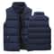 Mens Winter Vest Jacket Waterproof Sleeveless Stand Collar Casual Waistcoat 3