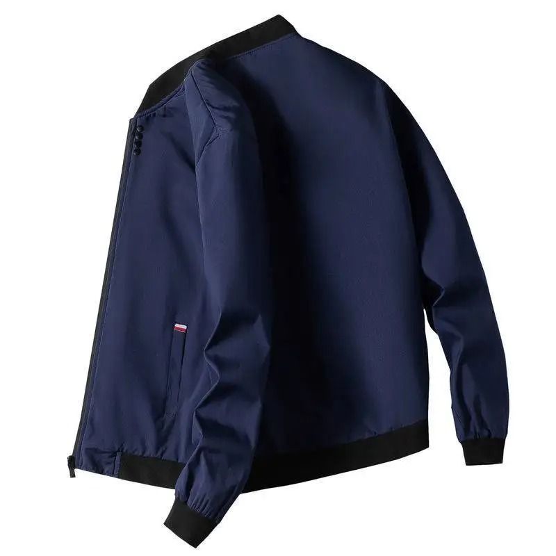 Mens Windproof Casual Zipper Jacket For Spring And Autumn 3