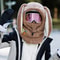 Winter Bunny Ear Ski Helmet Cover Warm Wool Hat Scarf 5