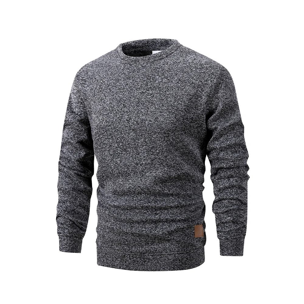 Mens Crew Neck Pullover Sweatshirt Casual Long Sleeve Top 4