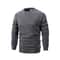 Mens Crew Neck Pullover Sweatshirt Casual Long Sleeve Top 4