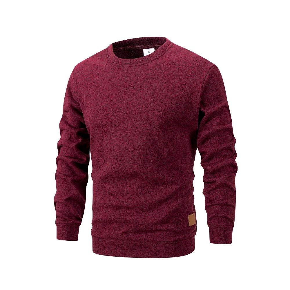 Mens Crew Neck Pullover Sweatshirt Casual Long Sleeve Top 5