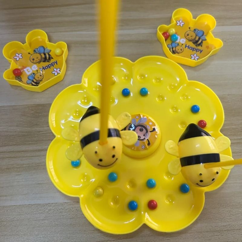 Little Bumblebee Multifunctional Fishing Board Game Educational Toy 1
