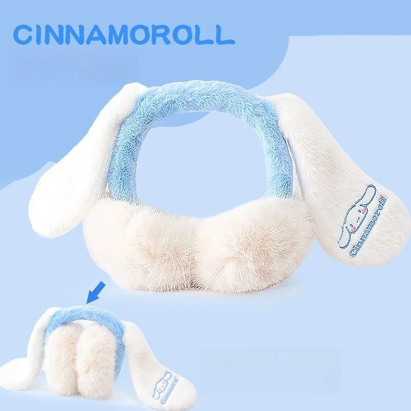 Sanrio Cute Plush Foldable Winter Earmuffs For Kids And Teens 4