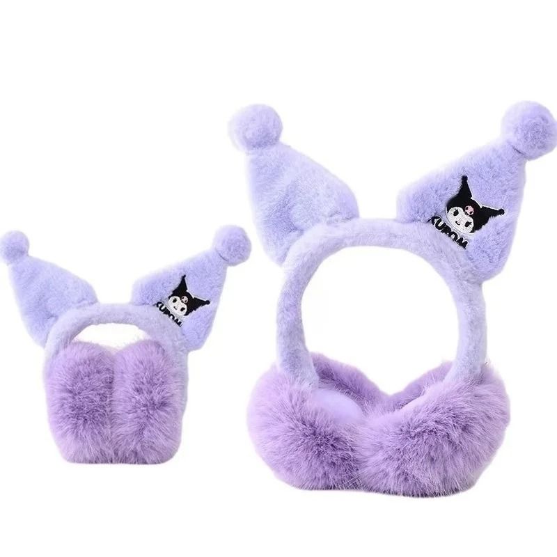 Sanrio Cute Plush Foldable Winter Earmuffs For Kids And Teens 7