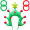Inflatable Christmas Ring Toss Headband Party Game 2