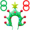 Inflatable Christmas Ring Toss Headband Party Game 2