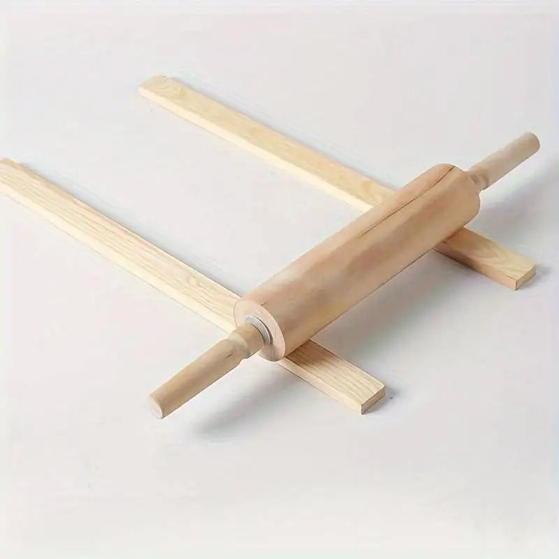 Wooden Clay Rolling Guides Set For Even Slab Thickness 4