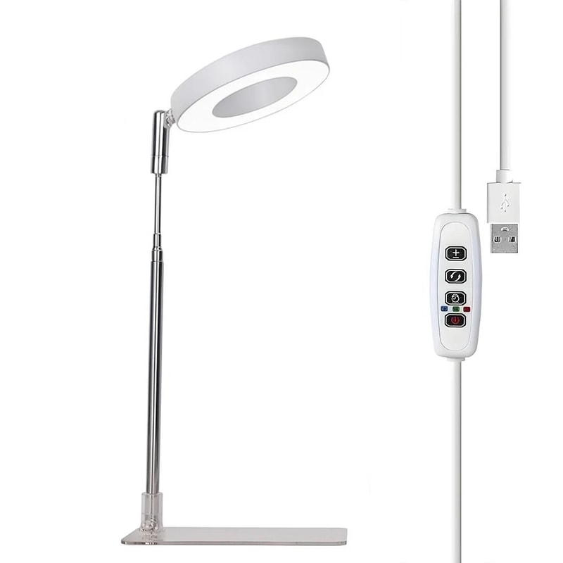 Full Spectrum LED Grow Light With Timer And Adjustable Height For Indoor Plants 3