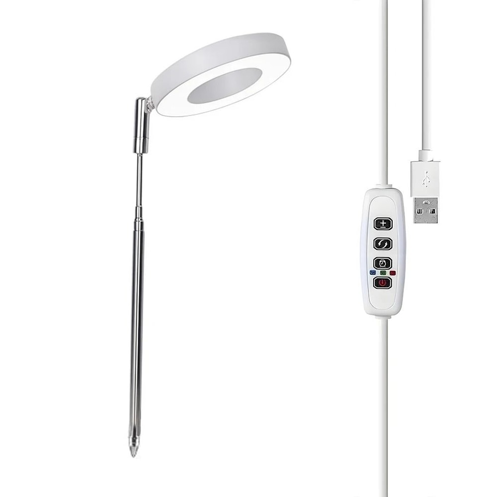 Full Spectrum LED Grow Light With Timer And Adjustable Height For Indoor Plants 4